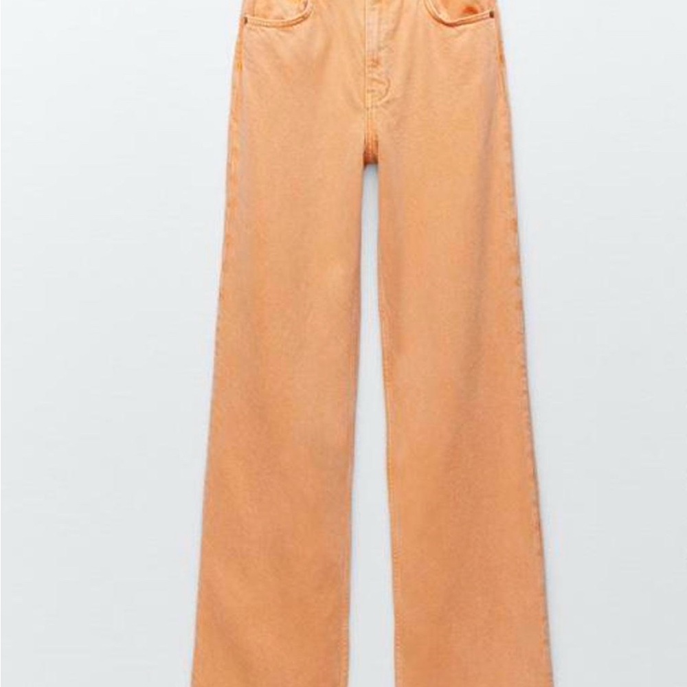 Women's Orange Jeans